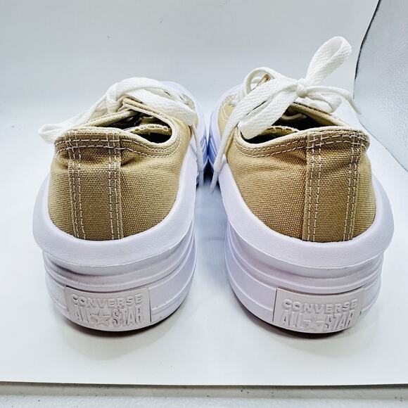 CONVERSE CHUCK TAYLOR All Star Move Platform Low Sneaker Nutty Granola Women’s 6 - Picture 5 of 8